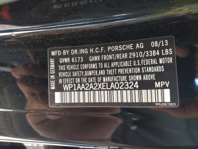 2014 PORSCHE CAYENNE WP1AA2A2XELA02324 Photo 8