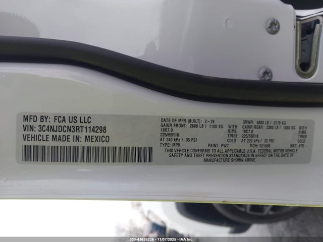 2024 JEEP COMPASS 3C4NJDCN3RT114298 Photo 8