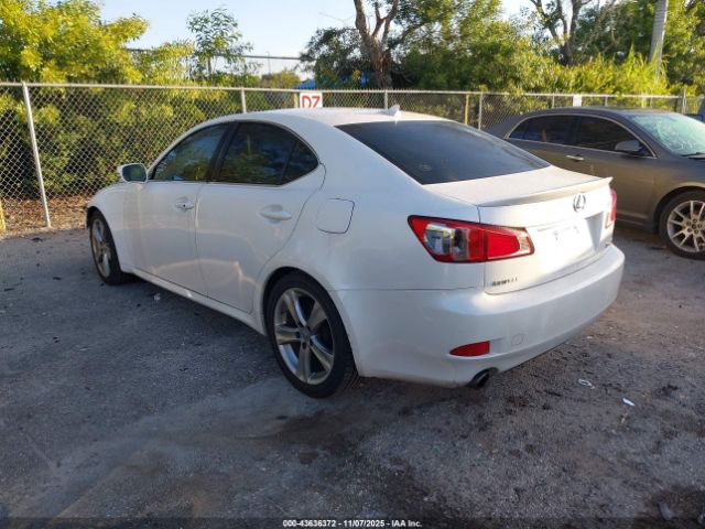 2012 LEXUS IS 250 JTHBF5C29C5183812 Photo 2