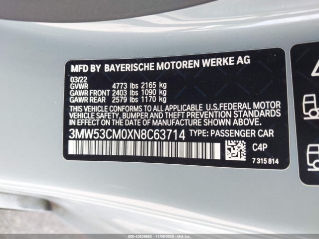 2022 BMW M240 3MW53CM0XN8C63714 Photo 8
