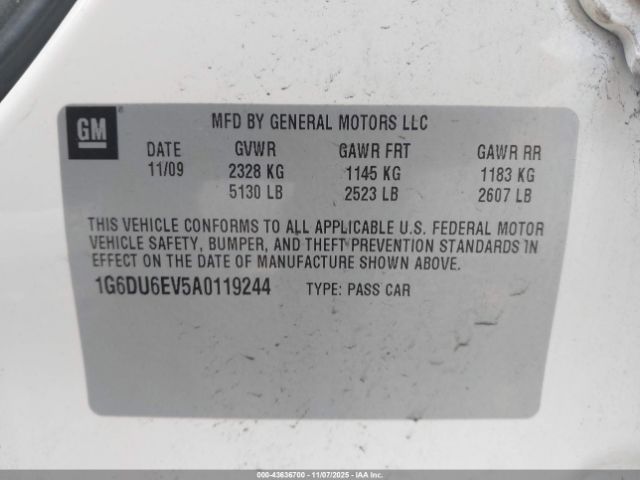 2010 CADILLAC STS 1G6DU6EV5A0119244 Photo 8