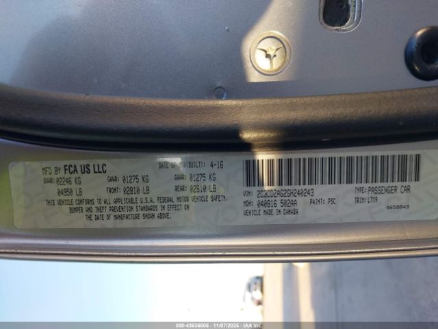 2016 DODGE CHALLENGER 2C3CDZAG2GH240243 Photo 8