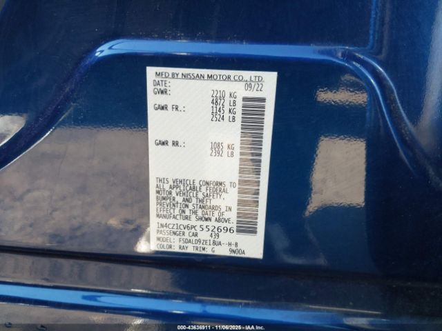 2023 NISSAN LEAF 1N4CZ1CV6PC552696 Photo 8