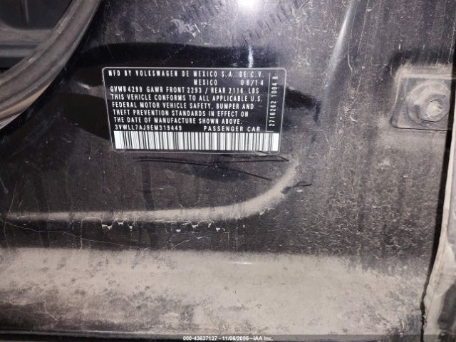 2014 VOLKSWAGEN JETTA 3VWLL7AJ9EM319449 Photo 8