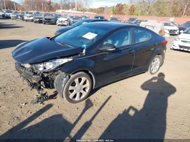 2012 HYUNDAI ELANTRA KMHDH4AE1C4370300 Photo 1