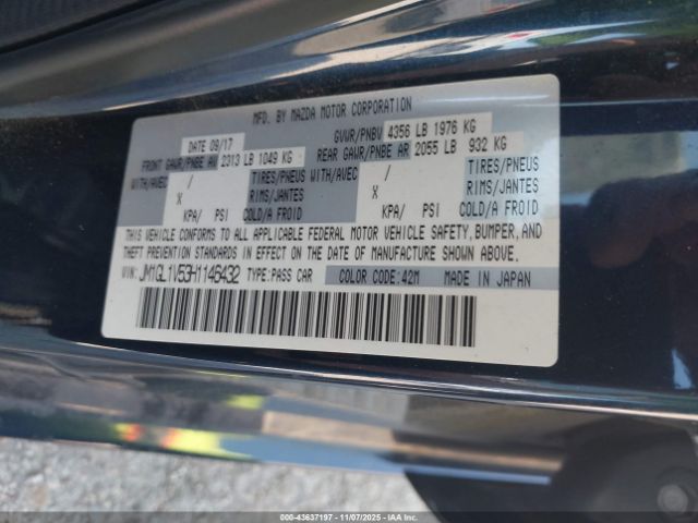 2017 MAZDA MAZDA6 JM1GL1V53H1146432 Photo 8