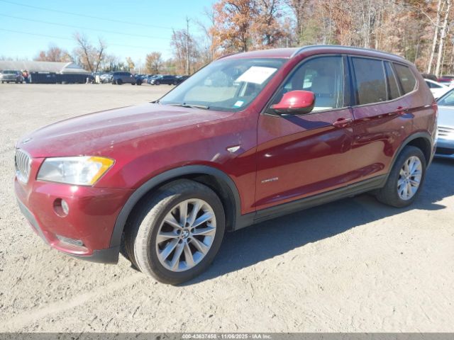 2013 BMW X3 5UXWX9C52D0A23322 Photo 1