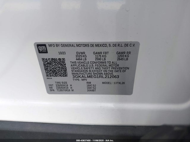 2024 GMC TERRAIN 3GKALMEG1RL212063 Photo 8