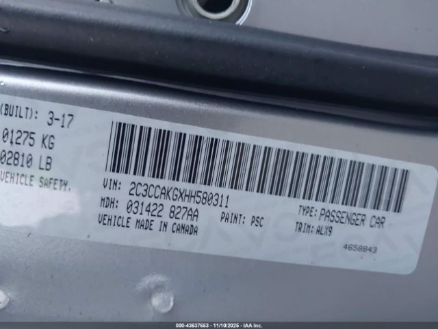 2017 CHRYSLER 300C 2C3CCAKGXHH580311 Photo 8