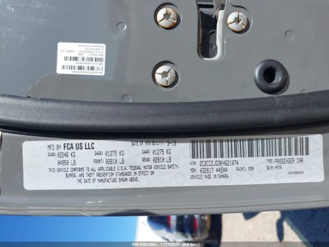 2019 DODGE CHALLENGER 2C3CDZJG3KH621074 Photo 8