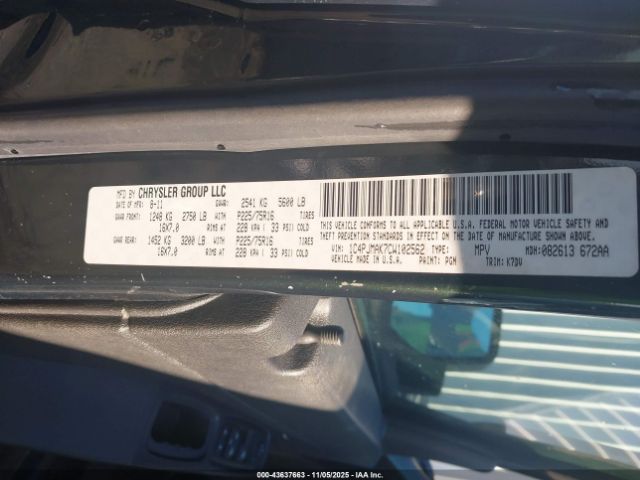 2012 JEEP LIBERTY 1C4PJMAK7CW102562 Photo 8
