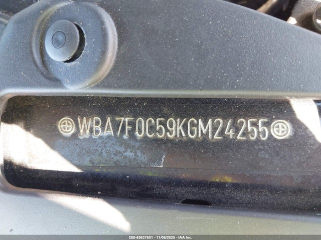 BMW 750i 2019 WBA7F0C59KGM24255 Image 9