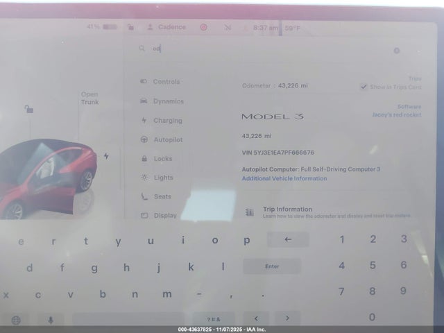 2023 TESLA MODEL 3 5YJ3E1EA7PF666676 Photo 6