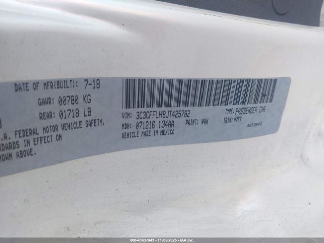 2018 FIAT 500C 3C3CFFLH8JT425782 Photo 8