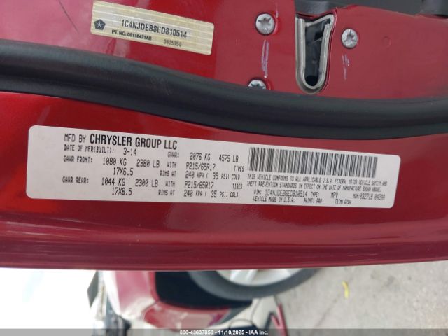 2014 JEEP COMPASS 1C4NJDEB8ED810514 Photo 8