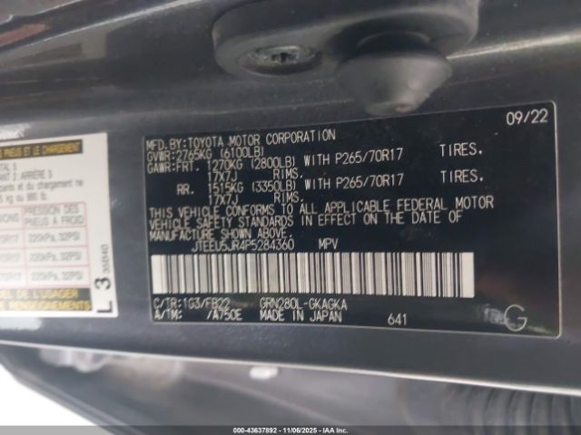 2023 TOYOTA 4RUNNER JTEEU5JR4P5284360 Photo 8