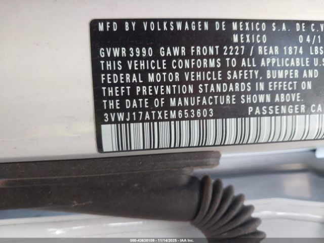 2014 VOLKSWAGEN BEETLE 3VWJ17ATXEM653603 Photo 8