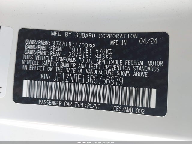 2024 TOYOTA GR86 JF1ZNBE13R8756979 Photo 8