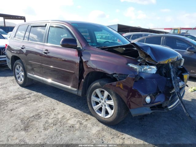 2013 TOYOTA HIGHLANDER 5TDZA3EH0DS034477