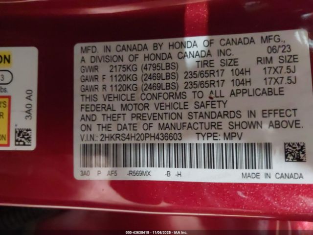 2023 HONDA CR-V 2HKRS4H20PH436603 Photo 8