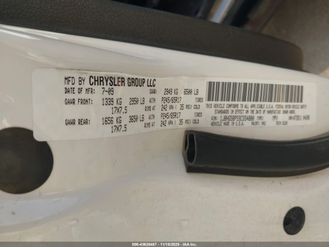 2009 JEEP COMMANDER 1J8HG58P59C554880 Photo 8