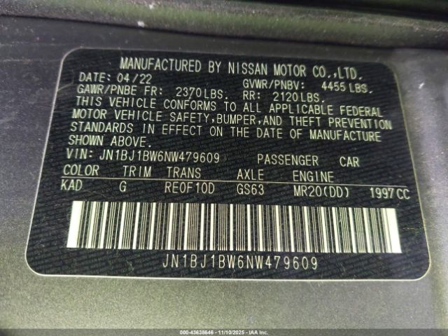 2022 NISSAN ROGUE SPORT JN1BJ1BW6NW479609 Photo 8