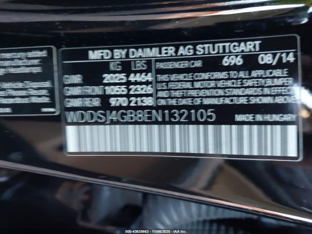 2014 MERCEDES-BENZ CLA 250 WDDSJ4GB8EN132105 Photo 8