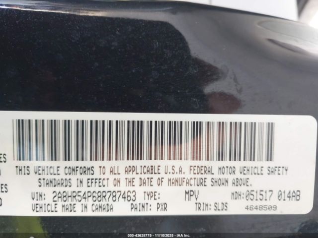 2008 CHRYSLER TOWN & COUNTRY 2A8HR54P68R787463 Photo 8