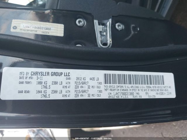 2011 JEEP COMPASS 1J4NT1FB6BD213892 Photo 8