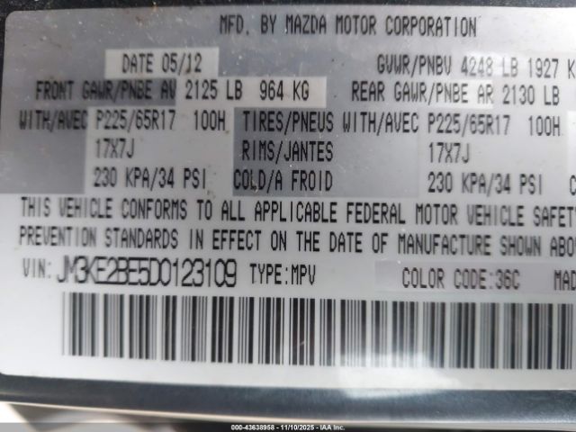 2013 MAZDA CX-5 JM3KE2BE5D0123109 Photo 8