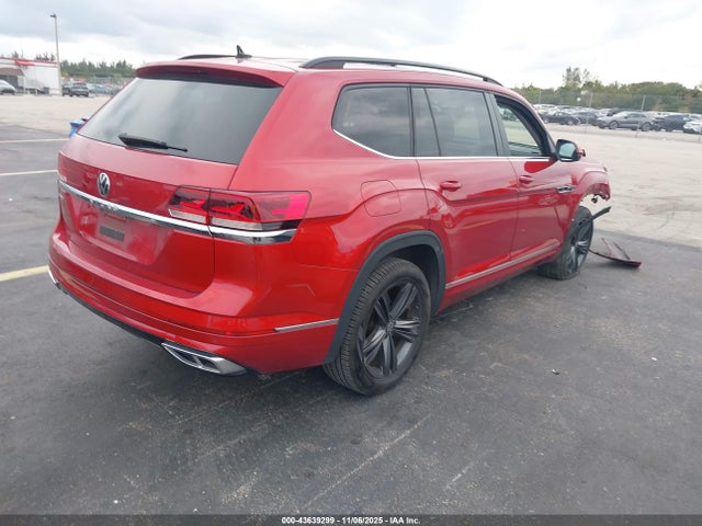 43639299 :رقم المزاد ، 1V2PR2CA1MC573450 vin ، 2021 Volkswagen Atlas 3.6l V6 Se W/technology R-line مزاد بيع