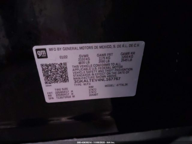 2022 GMC TERRAIN 3GKALTEV4NL167767 Photo 8