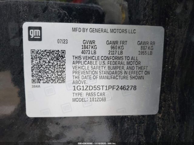 2023 CHEVROLET MALIBU 1G1ZD5ST1PF246278 Photo 8