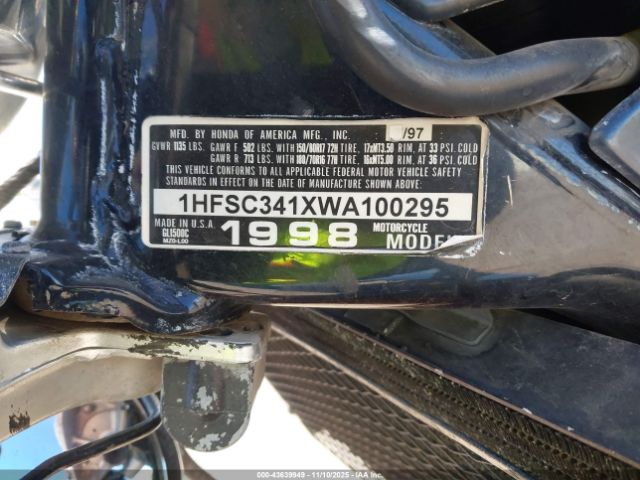 1998 HONDA GL1500 1HFSC341XWA100295 Photo 8