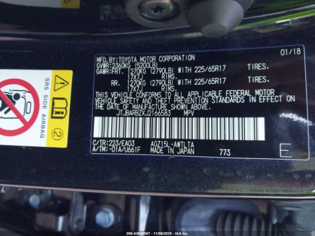 2018 LEXUS NX 300 JTJBARBZXJ2166583 Photo 8