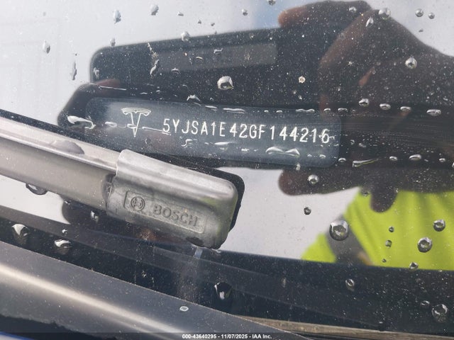 43640295 :رقم المزاد ، 5YJSA1E42GF144216 vin ، 2016 Tesla Model S 90d/p100d/p85d/p90d مزاد بيع