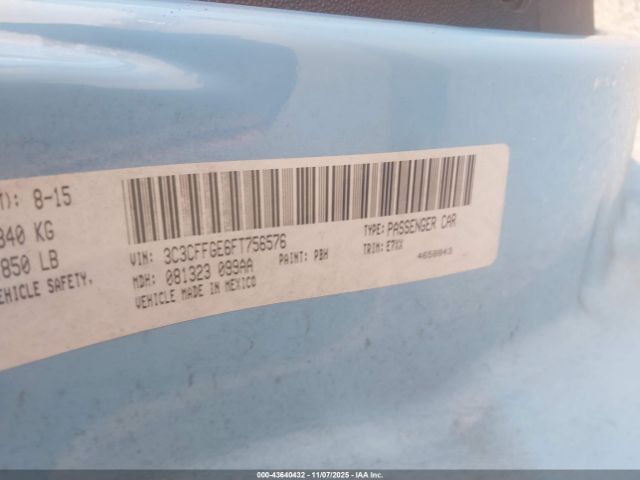 2015 FIAT 500E 3C3CFFGE6FT756576 Photo 8