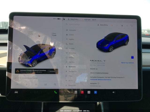 2020 TESLA MODEL Y 5YJYGDEE3LF052822 Photo 6