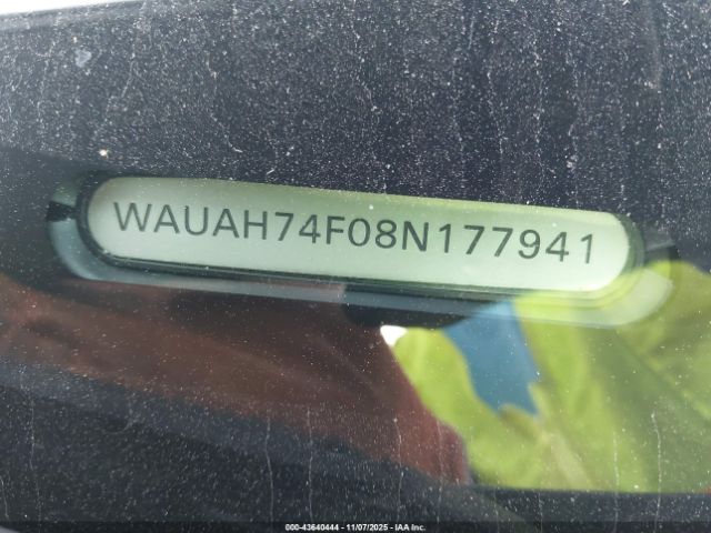 2008 AUDI A6 WAUAH74F08N177941 Photo 8