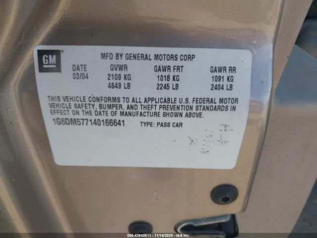 2004 CADILLAC CTS 1G6DM577140166641 Photo 8