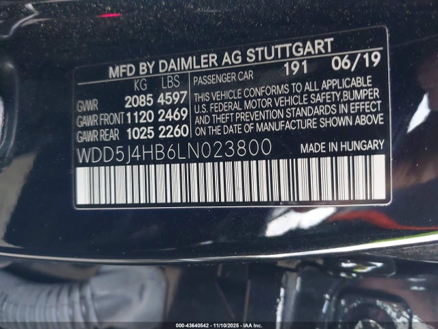 2020 MERCEDES-BENZ CLA 250 WDD5J4HB6LN023800 Photo 8