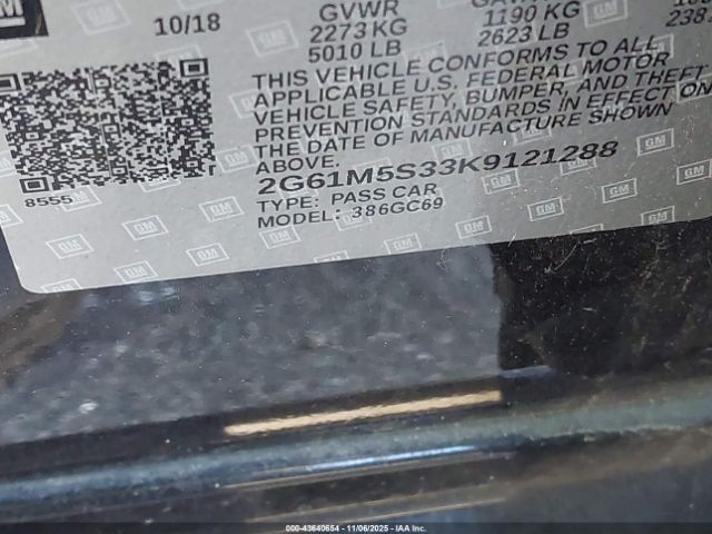 2019 CADILLAC XTS 2G61M5S33K9121288 Photo 8