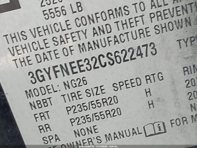 2012 CADILLAC SRX 3GYFNEE32CS622473 Photo 8