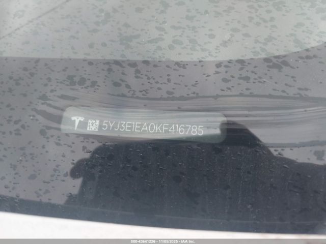 2019 TESLA MODEL 3 5YJ3E1EA0KF416785 Photo 8