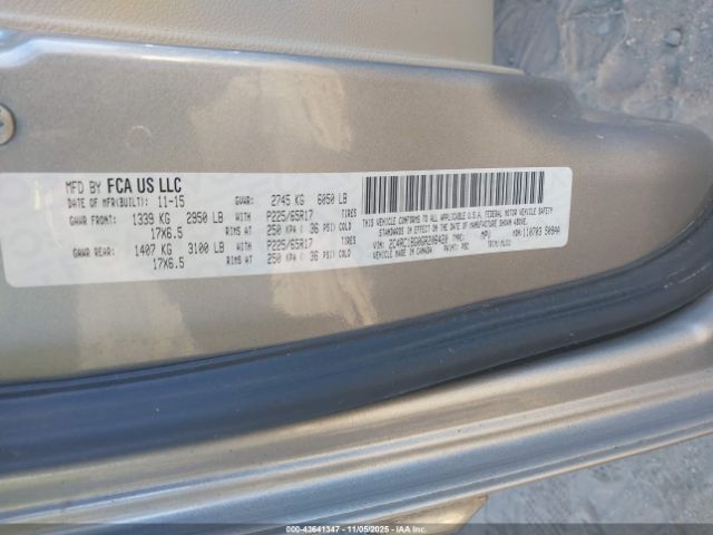 2016 CHRYSLER TOWN & COUNTRY 2C4RC1BG0GR206420 Photo 8