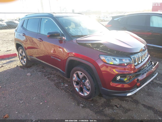 Auction sale of the 2022 Jeep Compass Limited 4x4, vin: 3C4NJDCB5NT115100, lot number: 43641386