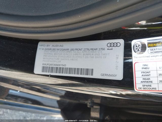 2016 AUDI A6 WAUFGAFC9GN001543 Photo 8