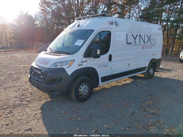 43641616 :رقم المزاد ، 3C6LRVDG7PE565412 vin ، 2023 Ram Promaster 2500 High Roof 159 Wb مزاد بيع