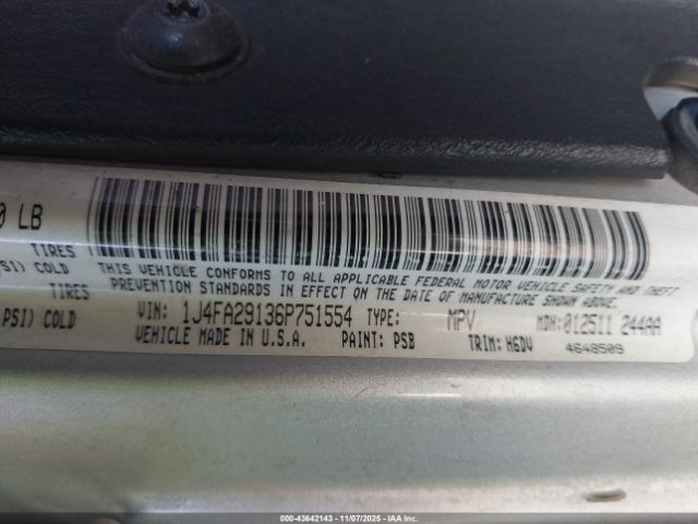 2006 JEEP WRANGLER 1J4FA29136P751554 Photo 8