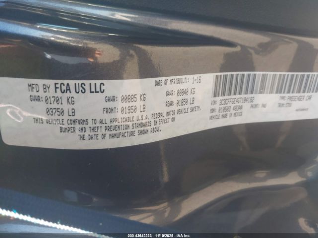 2016 FIAT 500E 3C3CFFGE4GT184182 Photo 8